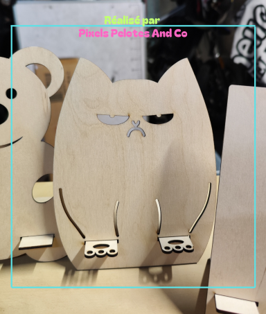 Support de téléphone et tablette Chat grognon 15€