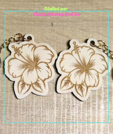 Porte-clés Hibiscus 3€