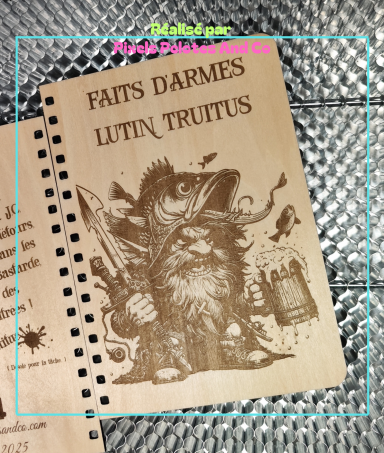 Carnet A5 Lutin Truitus 15€