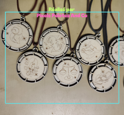 Pendentif du Zodiaque avec découpe