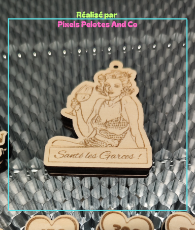 Porte-clés avec proverbe humour 3€