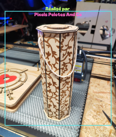 Boite pour bouteille de vin 40€