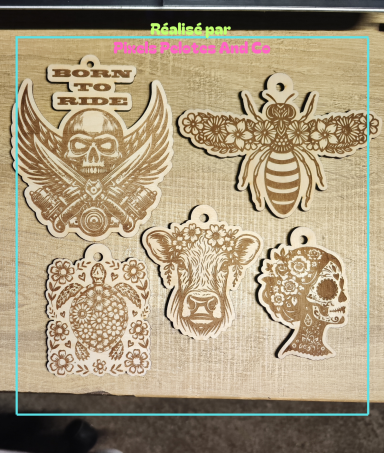 Pendentifs grande taille pour rétroviseur